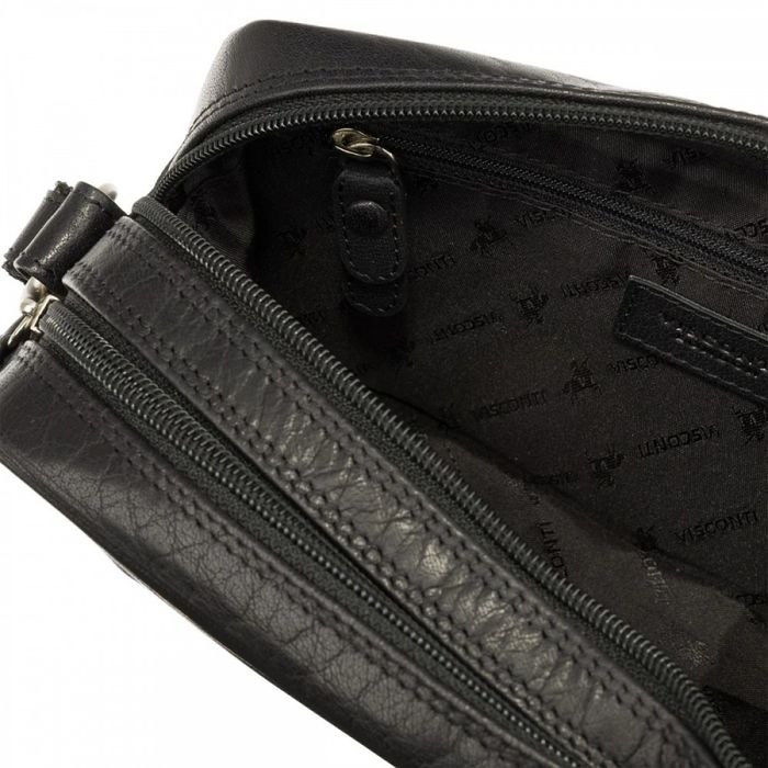 Жіноча шкіряна сумка Visconti S40 Brooklyn (Black) купити недорого в Ти Купи