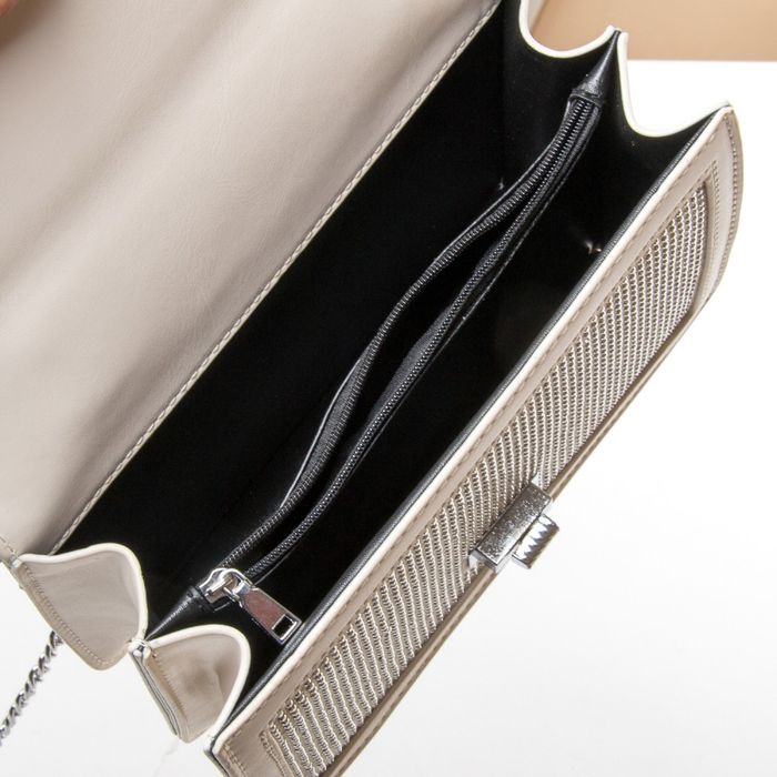 Жіноча сумочка зі шкірозамінника FASHION 22 20221 beige купити недорого в Ти Купи