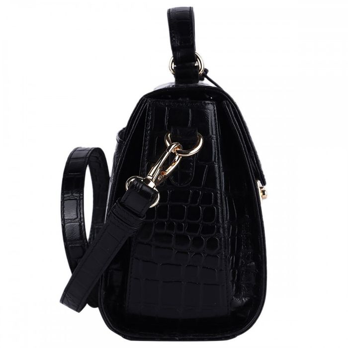 Женская кожаная сумка Ashwood C55 Black купить недорого в Ты Купи
