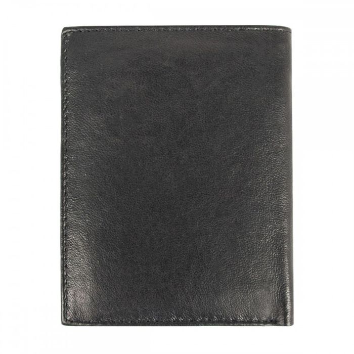 Англійський шкіряний чоловічий гаманець Ridgeback JBNC 31 Black (Чорний) купити недорого в Ти Купи