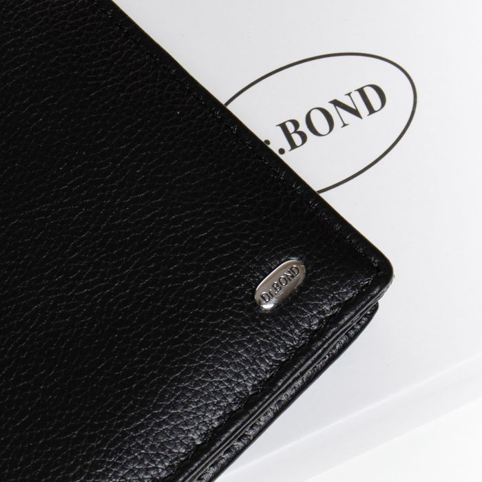 Женский кожаный кошелек Classik DR. BOND WMB-3M black купить недорого в Ты Купи