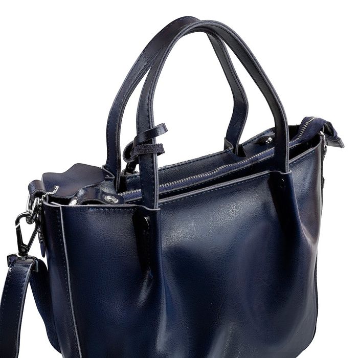 Жіноча шкіряна сумка з косметичною сумкою eterno detai2032-6 купити недорого в Ти Купи