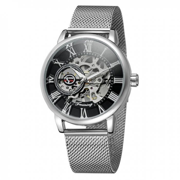 Мужские часы FORSINING ASTON SILVER 5586 купить недорого в Ты Купи