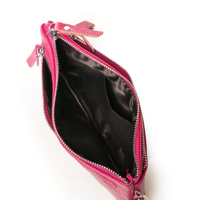 Жіноча шкіряна косметичка Cosmetic bag A-00276-4 rose купити недорого в Ти Купи