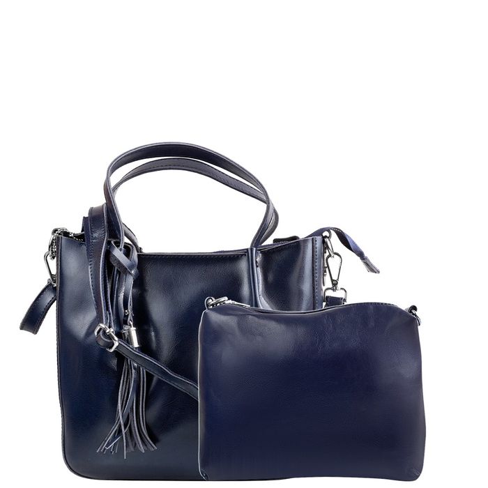 Женская кожаная сумка с косметичкой ETERNO detai2032-6 купить недорого в Ты Купи