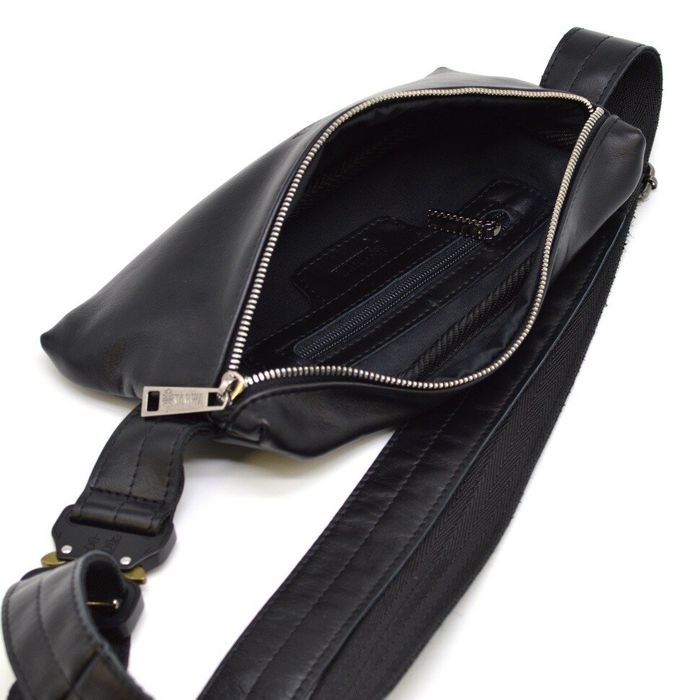 Шкіряна сумка на пояс Tarwa ga-1818-4lx Чорний купити недорого в Ти Купи