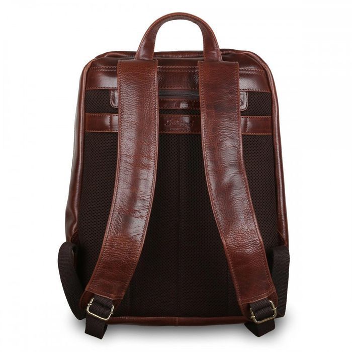 Мужской кожаный рюкзак Ashwood 8144 Brown купить недорого в Ты Купи