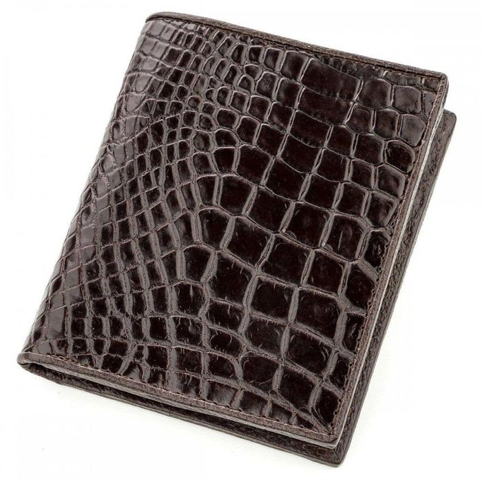 Портмоне из натуральной кожи крокодила Ekzotic Leather CW 113 купить недорого в Ты Купи