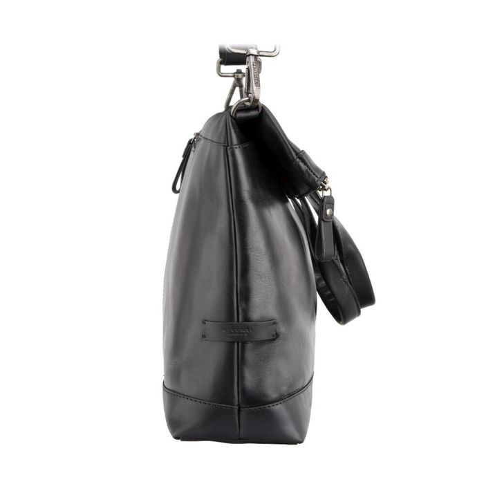 Чоловіча шкіряна сумка Visconti TC74 Axel (Oil Black) купити недорого в Ти Купи