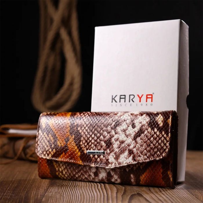 Жіночий гаманець зі шкіри KARYA 21117 купити недорого в Ти Купи