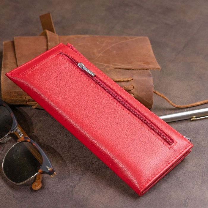 Жіночий шкіряний гаманець ST Leather 19330 Червоний купити недорого в Ти Купи