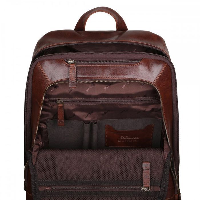 Мужской кожаный рюкзак Ashwood 8144 Brown купить недорого в Ты Купи