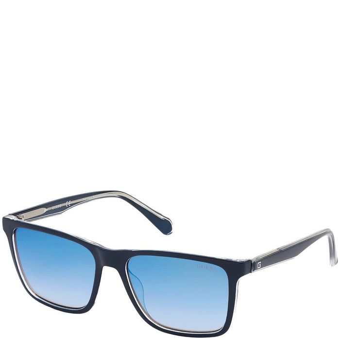 Жіночі сонцезахисні окуляри з дзеркальними лінзами GUESS pgu6935-92w55 купити недорого в Ти Купи