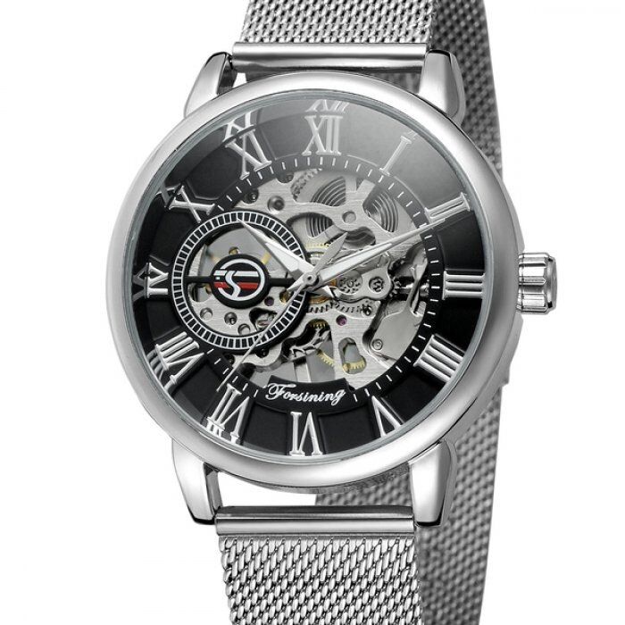 Мужские часы FORSINING ASTON SILVER 5586 купить недорого в Ты Купи