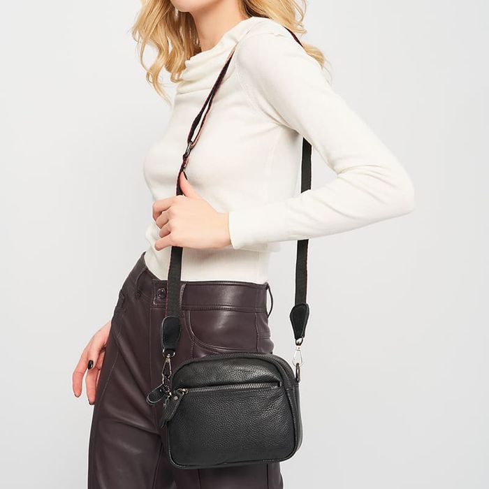 Женская кожаная сумка Keizer K11208-black купить недорого в Ты Купи
