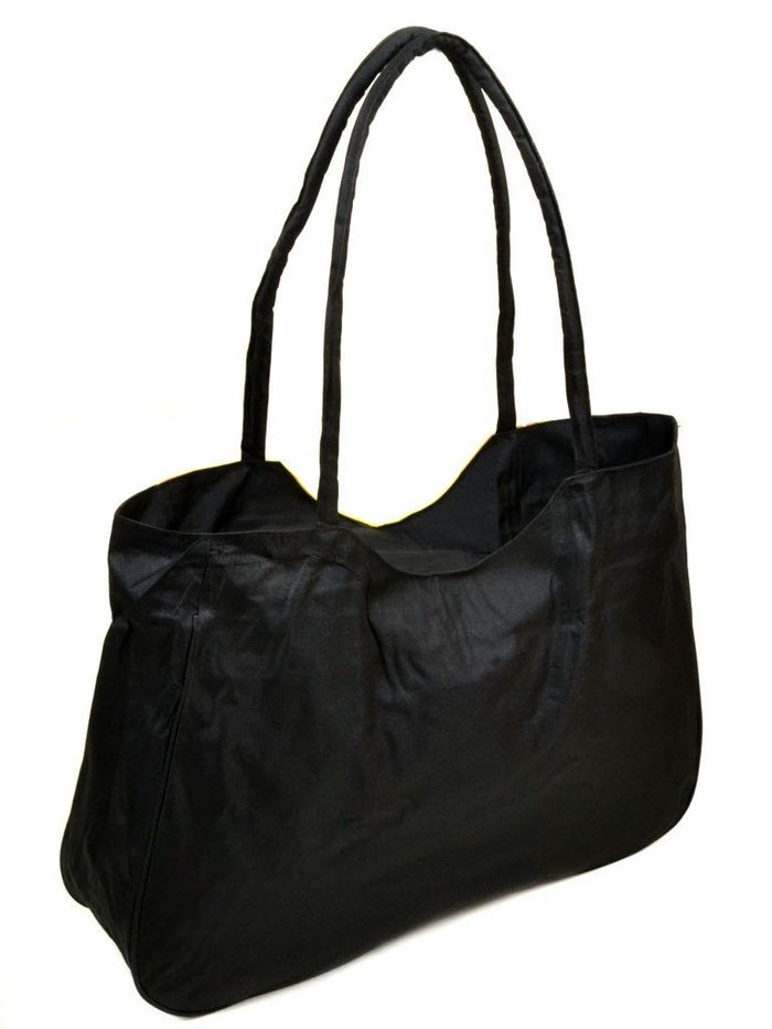 Женская черная Летняя пляжная сумка Podium /1327 black купить недорого в Ты Купи