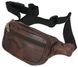 Мужская кожаная темно-коричневая сумка на пояс Always Wild 908-mt dark brown