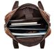 Мужская деловая кожаная сумка Vintage 14867 Коричневый