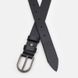 Жіночий ремінь шкіряний Borsa Leather 100v1genw28-black, Чорний, 100//3