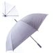 Зонт-трость мужской полуавтомат со светоотражающим куполом FARE серый