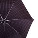 Черный мужской зонт автомат в клетку HAPPY RAIN