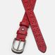 Жіночий ремінь шкіряний Borsa Leather CV1ZK-094r-red