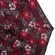 Прочный стильный красно-черный женский зонт полуавтомат AIRTON