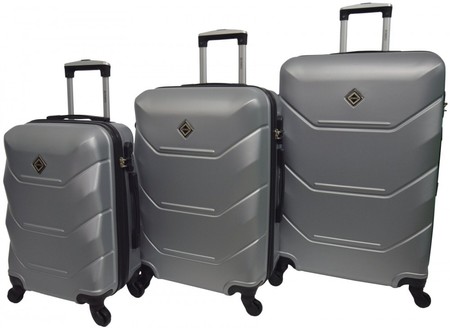 Набор из 3 чемоданов из ABS пластика Bonro Style 10500302 купить недорого в Ты Купи