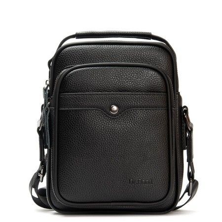 Мужская сумка-планшет из экокожи DR. BOND 3005-1 black купить недорого в Ты Купи