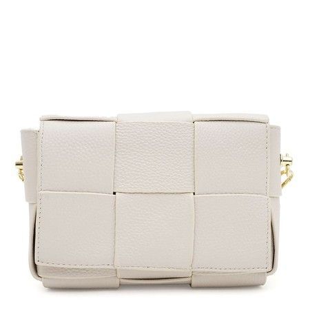 Женская кожаная сумка Borsa Leather K12118w-white купить недорого в Ты Купи