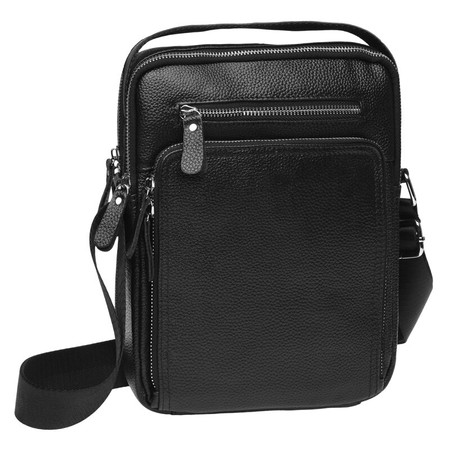Чоловічі шкіряні сумки Keizer K15608-black купити недорого в Ти Купи