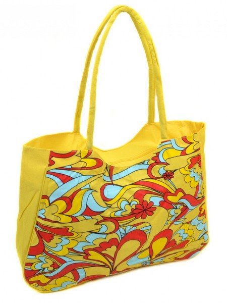 Жіноча жовта пляжна сумка Podium / тисяча триста двадцять три yellow купити недорого в Ти Купи