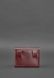 Набор женских кожаных сумок BlankNote Mini поясная/ кроссбоди бордовые - BN-BAG-38-VIN