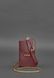 Набор женских кожаных сумок BlankNote Mini поясная/ кроссбоди бордовые - BN-BAG-38-VIN