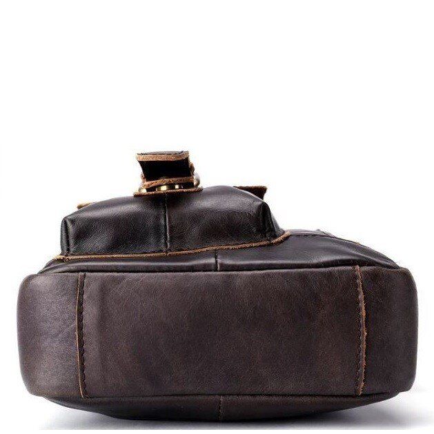 Чоловіча шкіряна сумка Vintage 14702 Коричневий купити недорого в Ти Купи