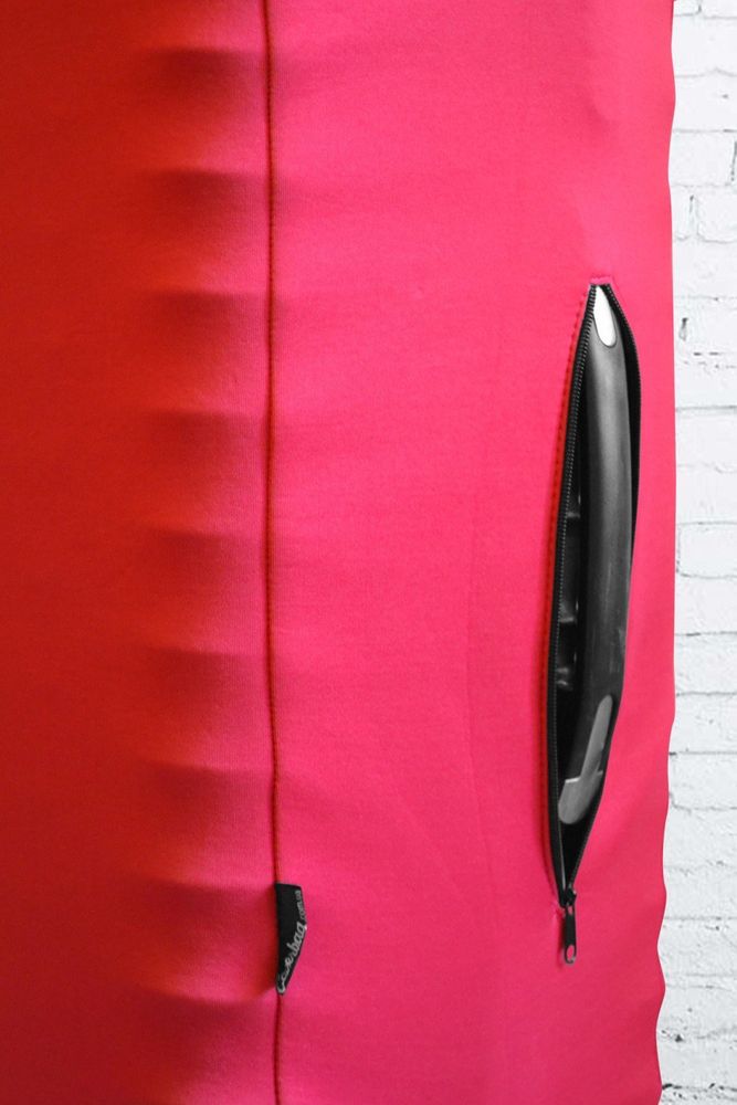 Защитный чехол для чемодана красный Coverbag неопрен L купить недорого в Ты Купи