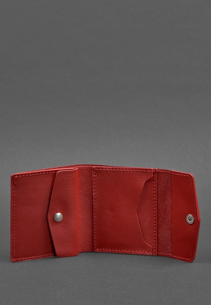 Жіночий шкіряний гаманець 2.1 червоний Krast BN-W-2-1-червоний купити недорого в Ти Купи