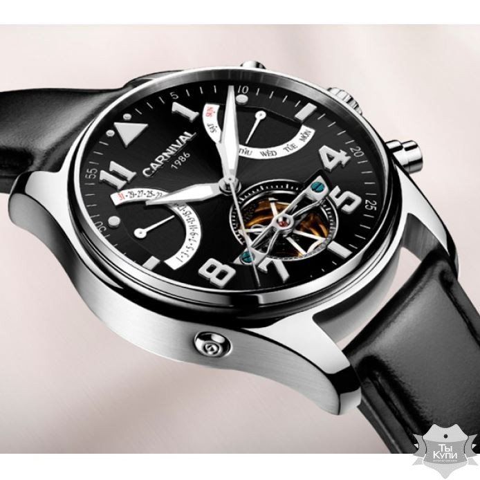 Мужские механические наручные часы Carnival Zurich (8705) купить недорого в Ты Купи