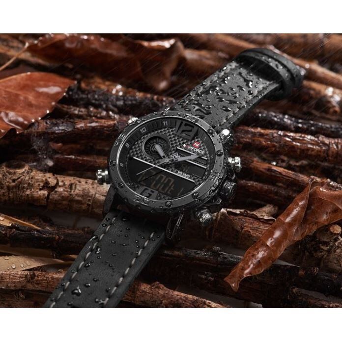 Мужские спортивные часы NAVIFORCE NEXT BLACK NF9134 (1279) купить недорого в Ты Купи