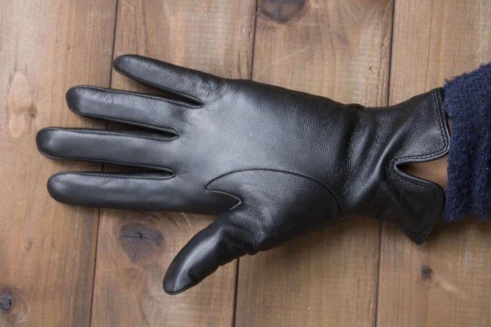 Перчатки женские чёрные кожаные сенсорные 950s3 L Shust Gloves купить недорого в Ты Купи