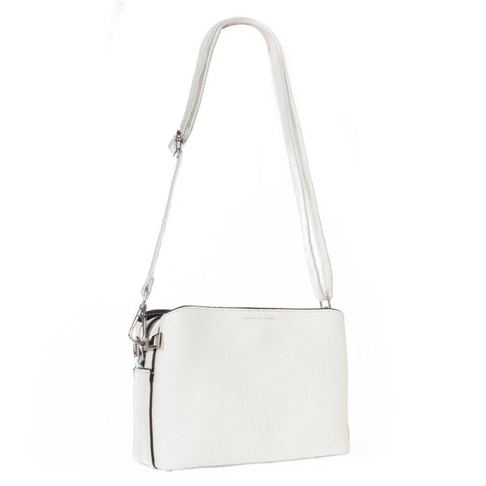 Женская кожаная сумка классическая ALEX RAI 99113 white купить недорого в Ты Купи