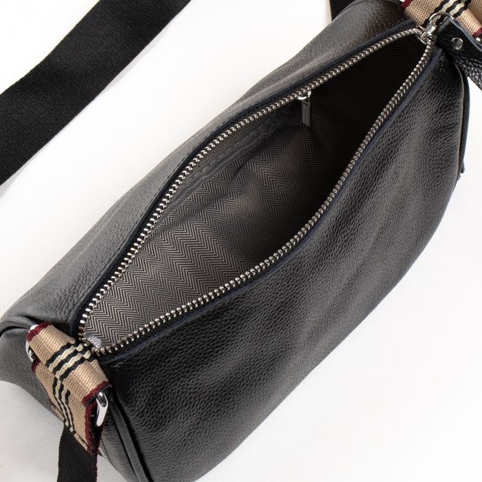 Жіноча шкіряна сумка-клатч Cosmetic bag 01-09 39048-L black купити недорого в Ти Купи