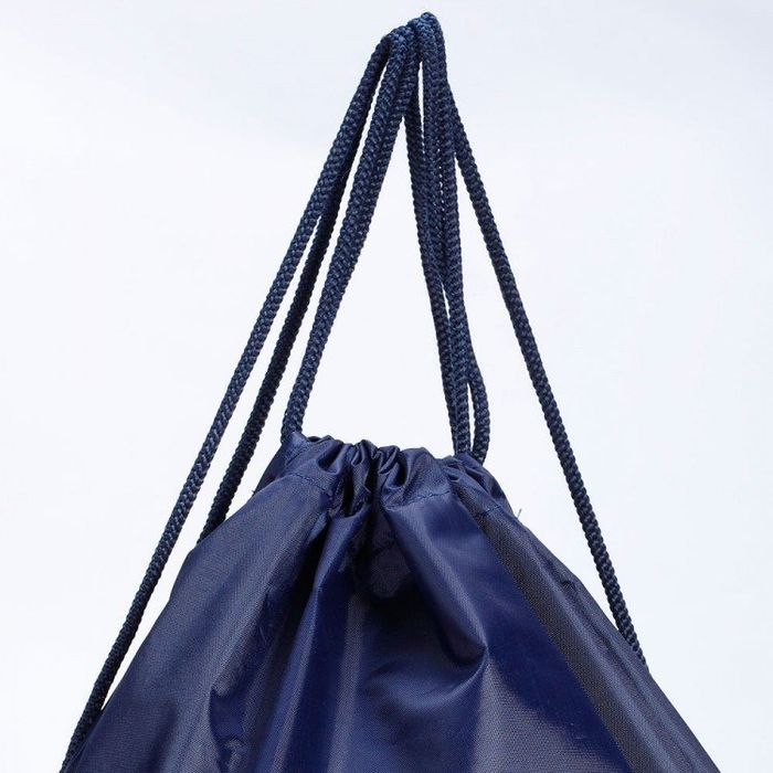 Спортивный рюкзак-мешок из прочной ткани Dolly 833 синий купить недорого в Ты Купи