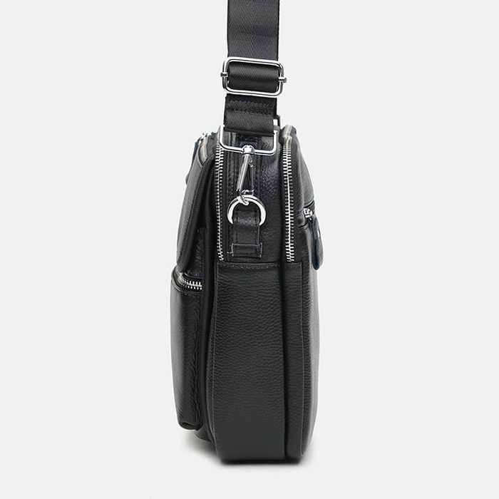Мужская кожаная сумка Keizer K18209bl-black купить недорого в Ты Купи
