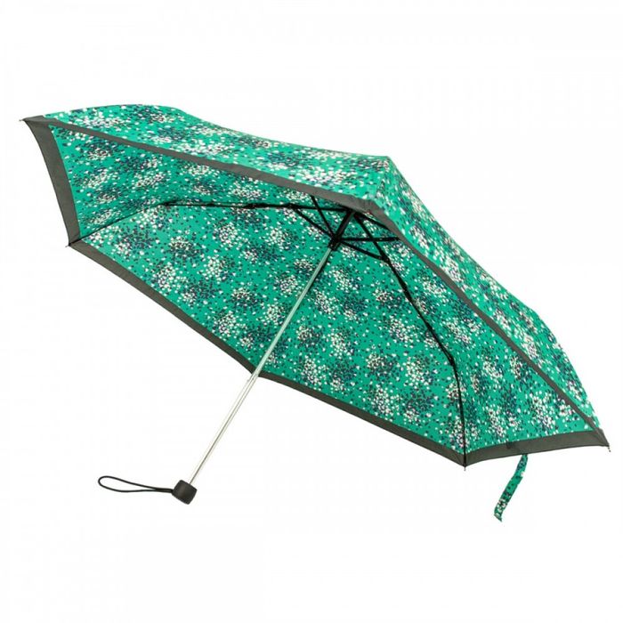 Женский механический зонт FULTON L902-038857 Superslim-2 Emerald Hearts (Изумрудные сердца) купить недорого в Ты Купи