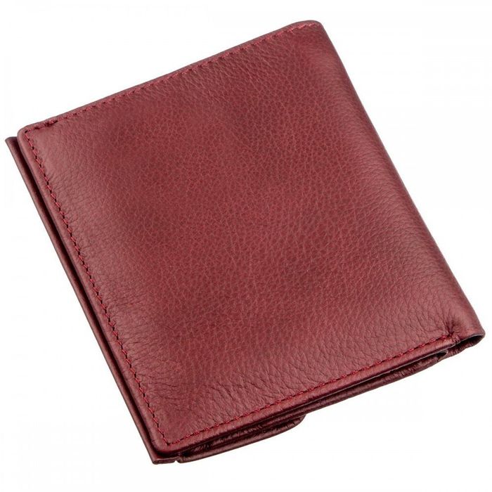 Женский бордовый кошелёк из натуральной кожи ST Leather 18920 Бордовый купить недорого в Ты Купи
