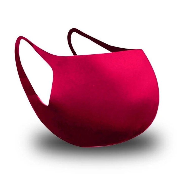 Женская маска для лица многоразовая защитная из неопрена Fandy Standart красная 1154006159 купити недорого в Ти Купи