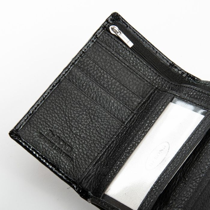 Женский лаковый кожаный кошелек PE DR. BOND PEW214 black купить недорого в Ты Купи