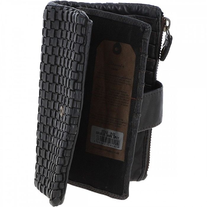 Жіночий шкіряний гаманець Ashwood D83 темно -сірий (темно -сірий) купити недорого в Ти Купи