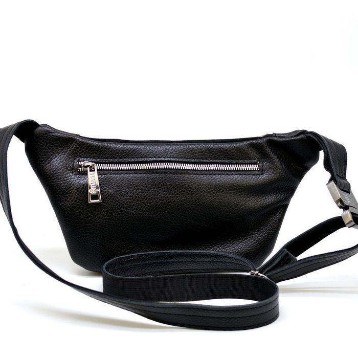 Кожаная черная сумка на пояс Tarwa fa-8179-4lx купить недорого в Ты Купи